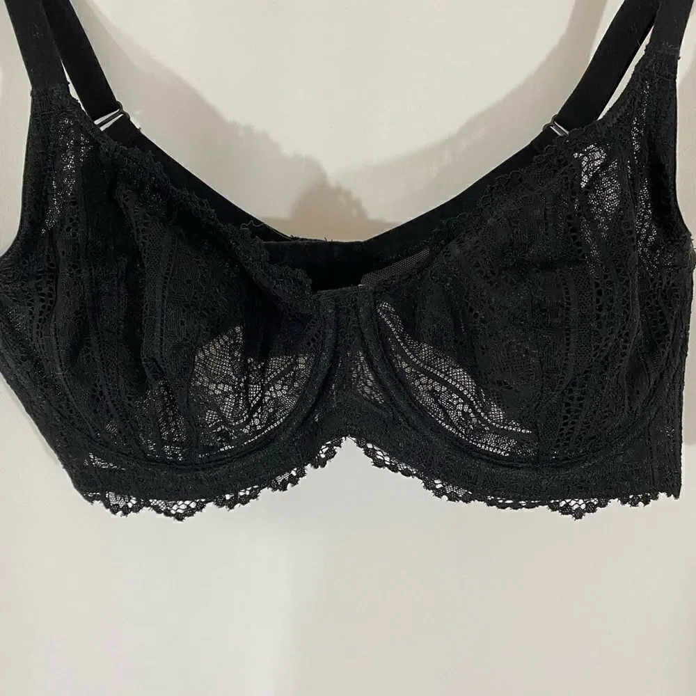 HSIA Black Lace Bra - Picture 3 of 9